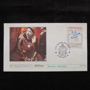 ZS-S300 MOZAMBIQUE IND - John Paul II, Visit To Nampula, 1988, Fdc Cover