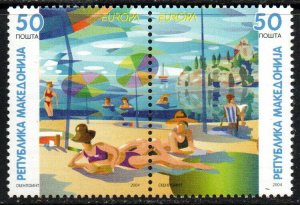 Macedonia Sc #305 MNH pair