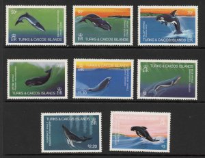 Turks and Caicos SG745/52 Set of 8 U/M Cat 26 pounds