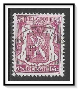 Belgium #277 Coat Of Arms Used