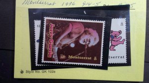 Montserrat Jerry Garcia Grateful Dead 1996 Scott# 914-15 MNH XF