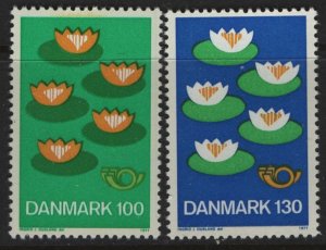 DENMARK 597-598 MNH,