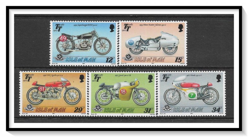 Isle of Man #335-339 Motorcycle Races MNH