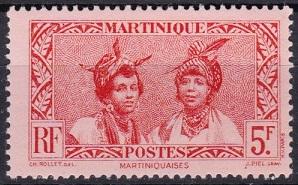 1933 Martinique Scott 170 Martinique Women MH thin