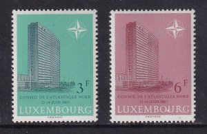 Luxembourg  #452-453  MNH 1967  NATO