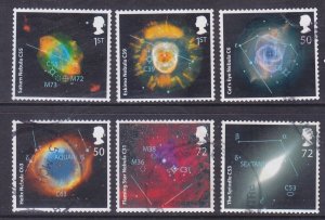 Great Britain 2438-43 Used 2007 Astronomical Objects Set of 6 Very Fine