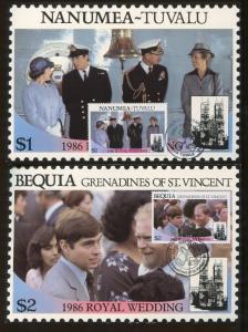 Lot of 36 First day of Issue Maximum Post Cards 1986 Royal Weddnig