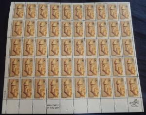 MALACK 1437 8c San Juan,  Full Sheet, F-VF OG NH or ..MORE.. sheet1437