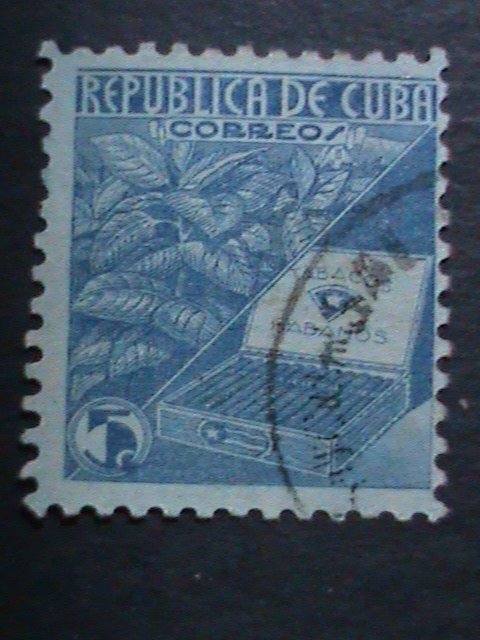 ​CUBA-VERY OLD CUBA CIGARS FACTORY STAMPS USED- VF WE SHIP TO WORLD WIDE.