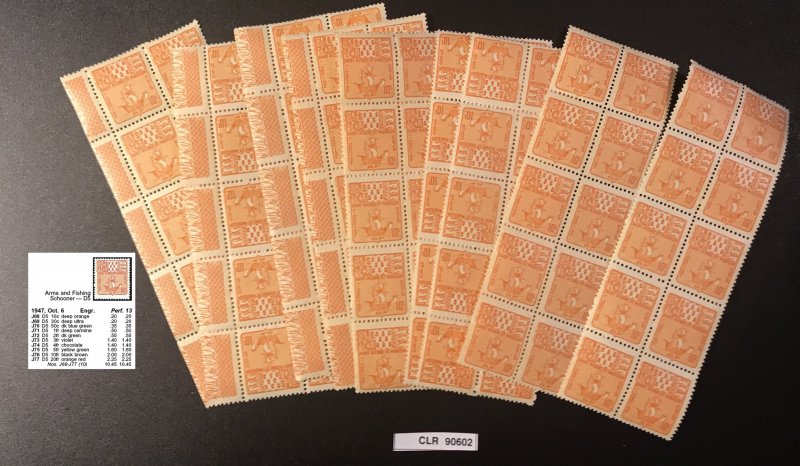 St. Lucia Dealer's Lot ~ Sct J68 ~ 90 total  ~ CLR90602