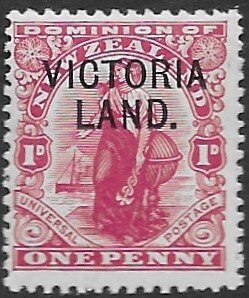 New Zealand 131d     1911   one penny fvf  mint  NH