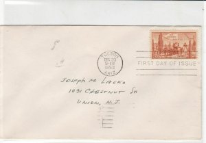 united states 1953 first day issue 1853 gadsden purchase stamps cover ref 21414