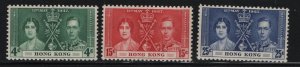 HONG KONG  151-153 MINT HINGED  SET