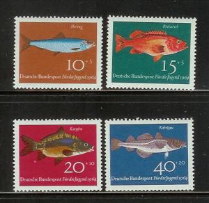 Germany B396-B399 Set MNH Fish (D)