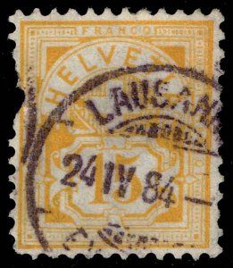 Switzerland #81 Numeral; Used