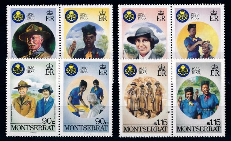 [66749] Montserrat 1986 Scouting Jamboree Pfadfinder  MNH