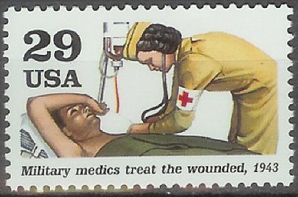 2765b WWII Military Medics F-VF MNH single