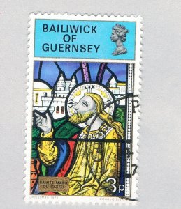 Guernsey 87 Used Christmas 1 1973 (BP70208)