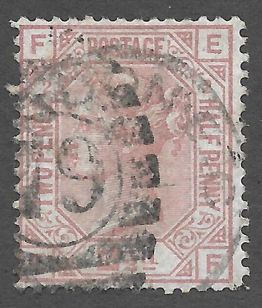 Doyle's_Stamps: British Used 1875 Victorian 2 1/2 Penny Stamp, Scott #66