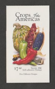 U.S. Scott Scott #4016a,4017b-4017d BK302 Crops of the Americas- Mint NH Booklet