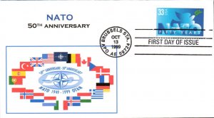 #3354 NATO Ginsburg FDC