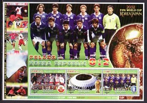 Somalia, 2002 Cinderella issue. Poland`s Soccer Team. World Cup Soccer. ^