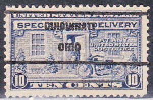 Precancel - Cincinnati, OH PSS 209 - Special Delievery Town and Type Issue