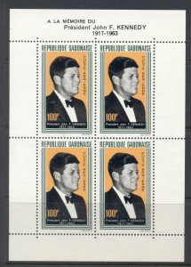 Gabon 1964 JFK Kennedy MS MUH