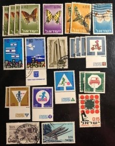 Israel Scott# 304...343 F/VF Used/Unused Group of 39 Cat. $8.25