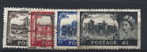 Great Britain 1955 Scott 309-12 Cmplt used set scv $52.75 BIN $10.55 Save 80%