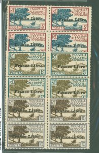 New Caledonia #219/221-222  Multiple