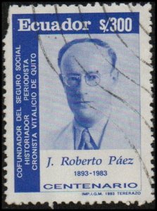 Ecuador 1305 - Used - 300s J. Roberto Paez (1993)