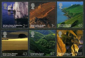 Great Britain 2005 - Southwestern England Scenery -  MNH  Set   # 2261-2266