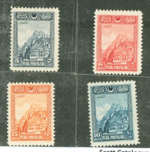 Turkey #640-643 Unused Single (Complete Set)
