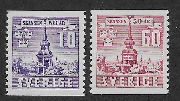 SWEDEN SC# 320-21  FVF/MNH 1941