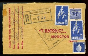 ?ROTHESAY, N.B. registered h/s 1965 Cameo Issue cover Canada