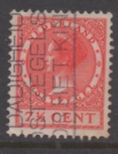 Netherlands  Scott# 175  used single  Perf 12.5