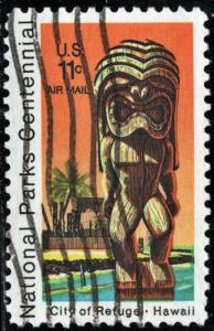 SC#C84 11¢ National Parks: City of Refuge, Hawaii Single (1972) Used