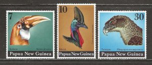 Papua New Guinea Scott catalog # 399-401 Unused Hinged