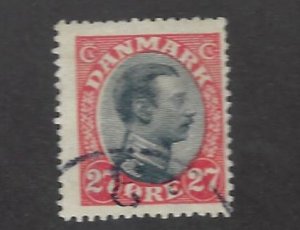 Denmark SC#110 Used F-VF SCV$60.00...nice bargain!!