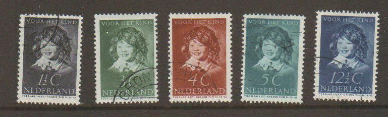 Netherlands #B98-102 Used