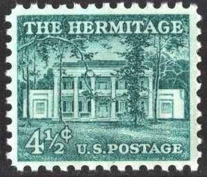 SC#1037 4½¢ The Hermitage Single (1959) MNH