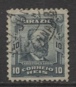 Brazil - Scott 174 - People Definitives Issue -1906 - Used - Single 10r Stamp