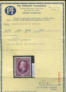1875 US Department of Justice Specimen Stamps #O25SD-O34SD Mint No Gum Set 