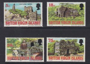 British Virgin Islands # 305-308, Historic Sites, Mint NH, 1/2 Cat.