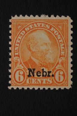 United States #675 6 Cent Garfield Nebr. Overprint 1929 MNH