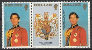 Belize #552 Royal Wedding MNH