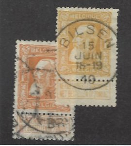 Belgium SC#90-92 Used F-VF SCV$17.00...Great Spot(s)!