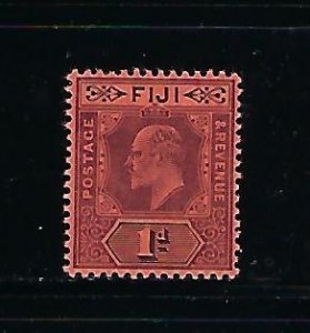 FIJI SCOTT #71 1904-12 EDWARD VII WMK 3- 1P (VIOLET/BLACK)-MINT LIGHT HINGED