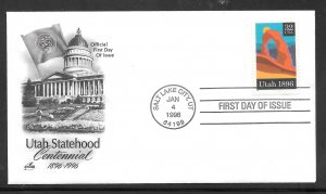 Just Fun Cover #3024 FDC Artcraft Cachet. (A1440)